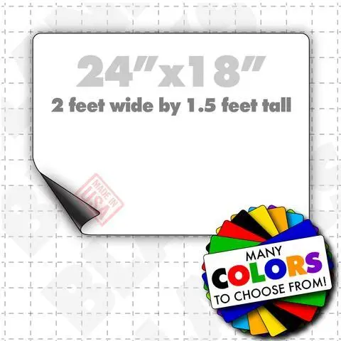 Magnetic Sign Blank For Truck Doors 24"X18" 25