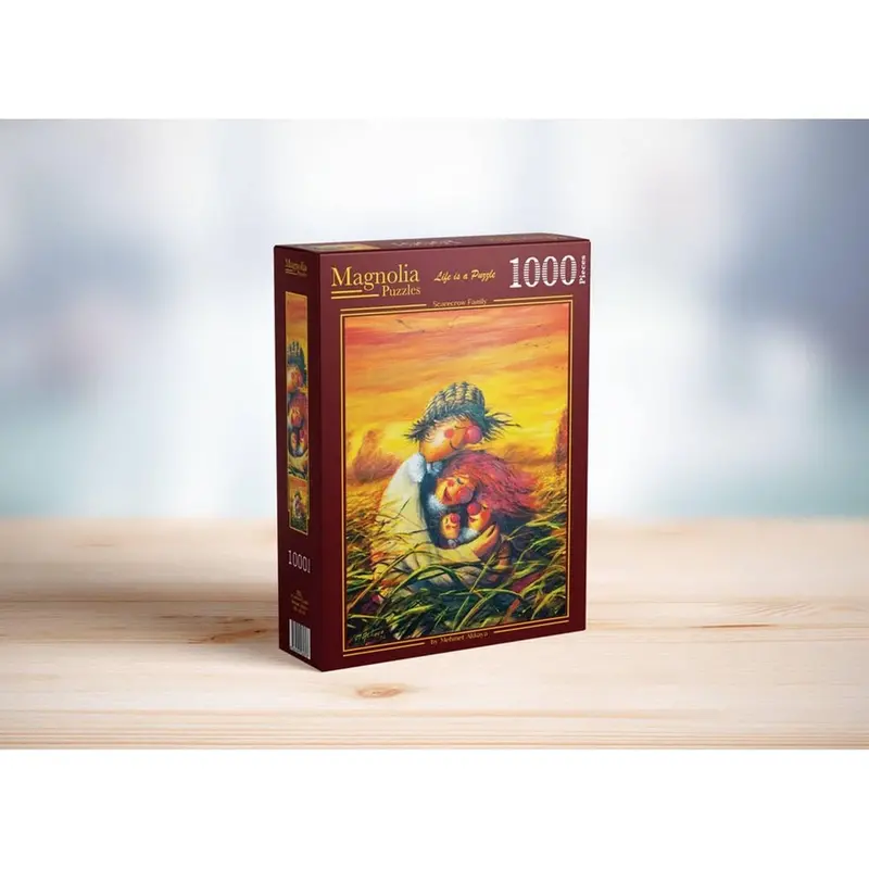 Magnolia 1082 Scarecrow Family Mehmet Akkaya 1000Pc Jigsaw Puzzle 1