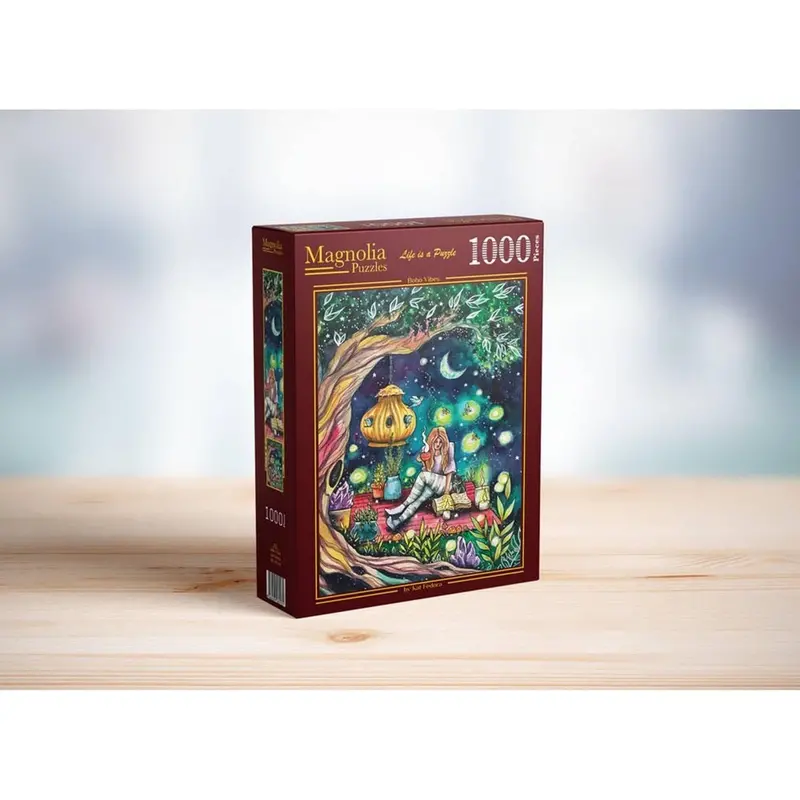 Magnolia 1101 Boho Vibes Kat Fedora 1000Pc Jigsaw Puzzle 1