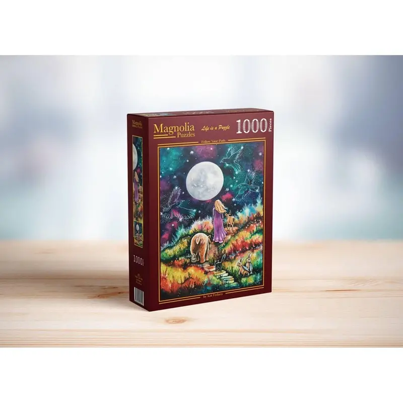 Magnolia 1103 Follow Your Path Kat Fedora 1000Pc Jigsaw Puzzle 1