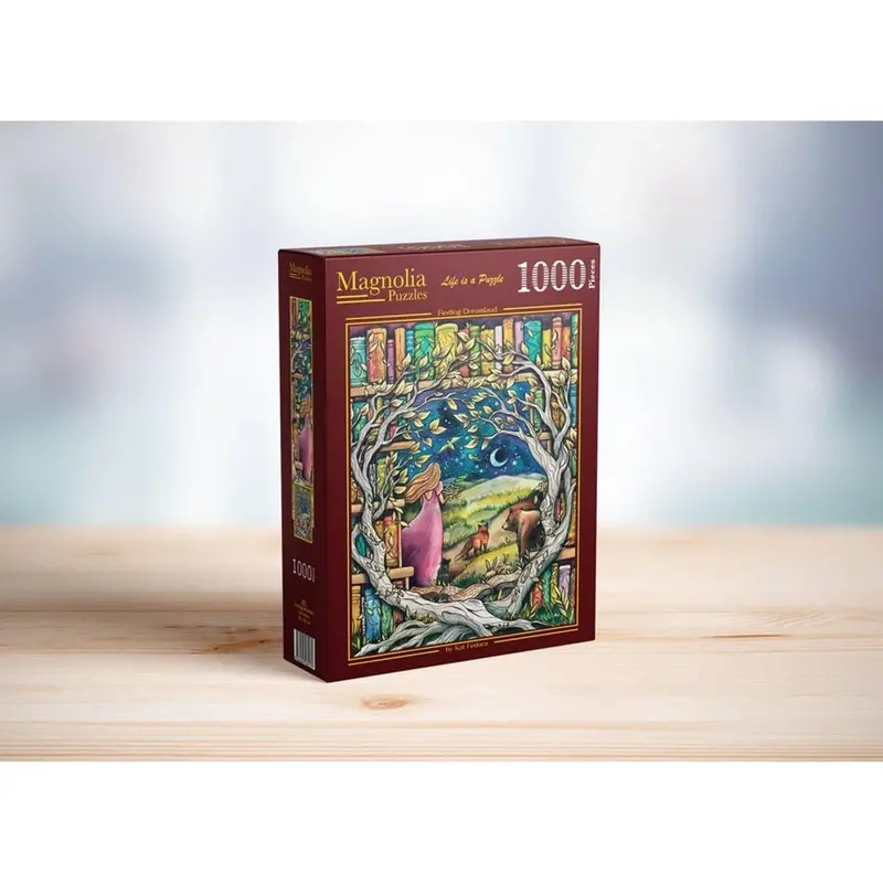 Magnolia 1105 Finding Dreamland Kat Fedora 1000Pc Jigsaw Puzzle 1