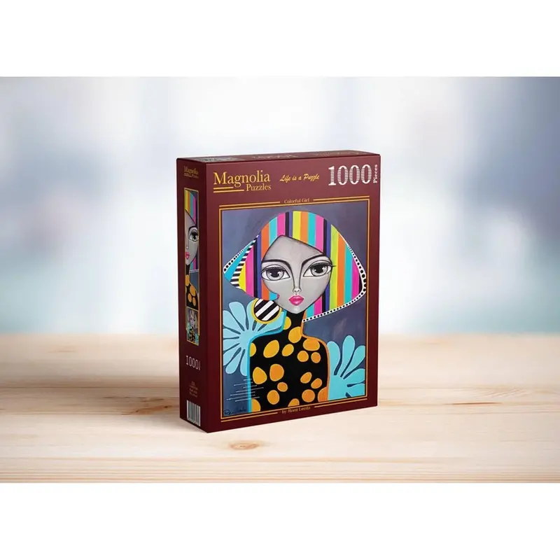 Magnolia 1726 Colorful Girl Romi Lerda 1000Pc Jigsaw Puzzle 1