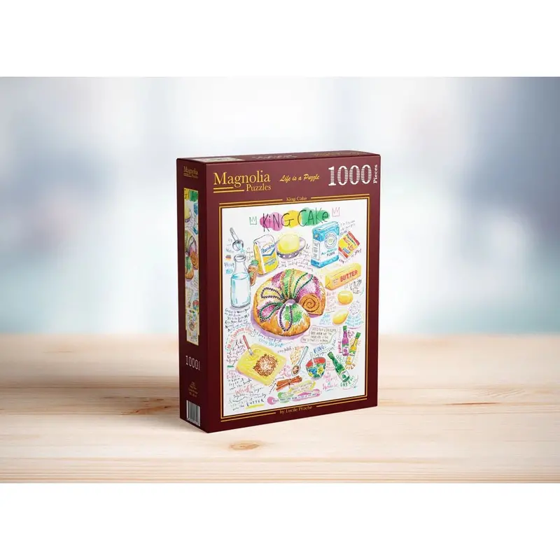 Magnolia 3310 King Cake Lucile Prache 1000Pc Jigsaw Puzzle 1