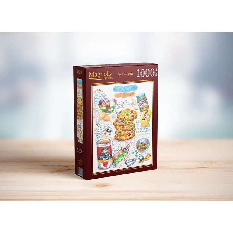 Magnolia 3311 Monster Cookies Lucile Prache 1000Pc Jigsaw Puzzle 1