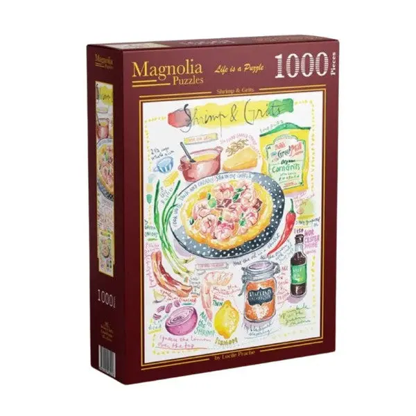 Magnolia 3312 Shrimp & Grits Lucile Prache 1000Pc Jigsaw Puzzle 1