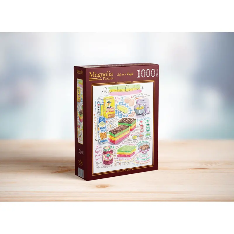 Magnolia 3313 Rainbow Cookies Lucile Prache 1000Pc Jigsaw Puzzle 1