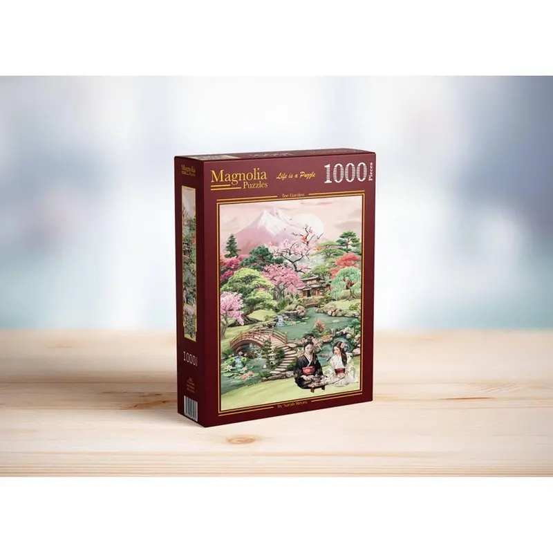 Magnolia 3427 Tea Garden Sarah Reyes 1000Pc Jigsaw Puzzle 1