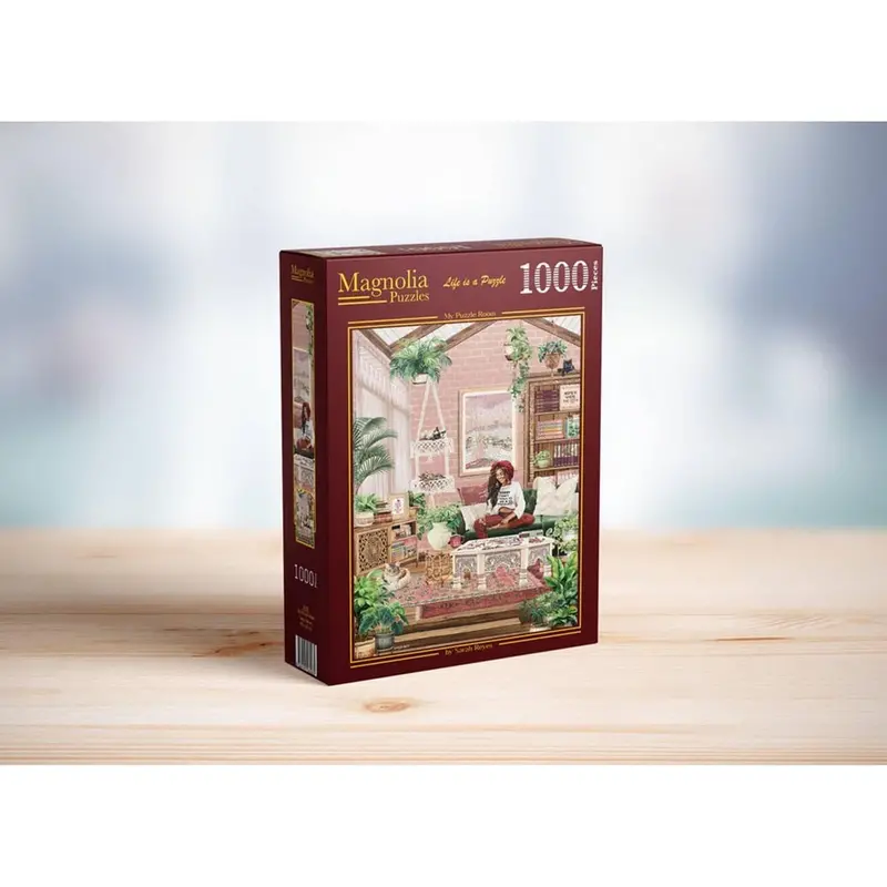 Magnolia 3429 My Puzzle Room Sarah Reyes 1000Pc Jigsaw Puzzle 1