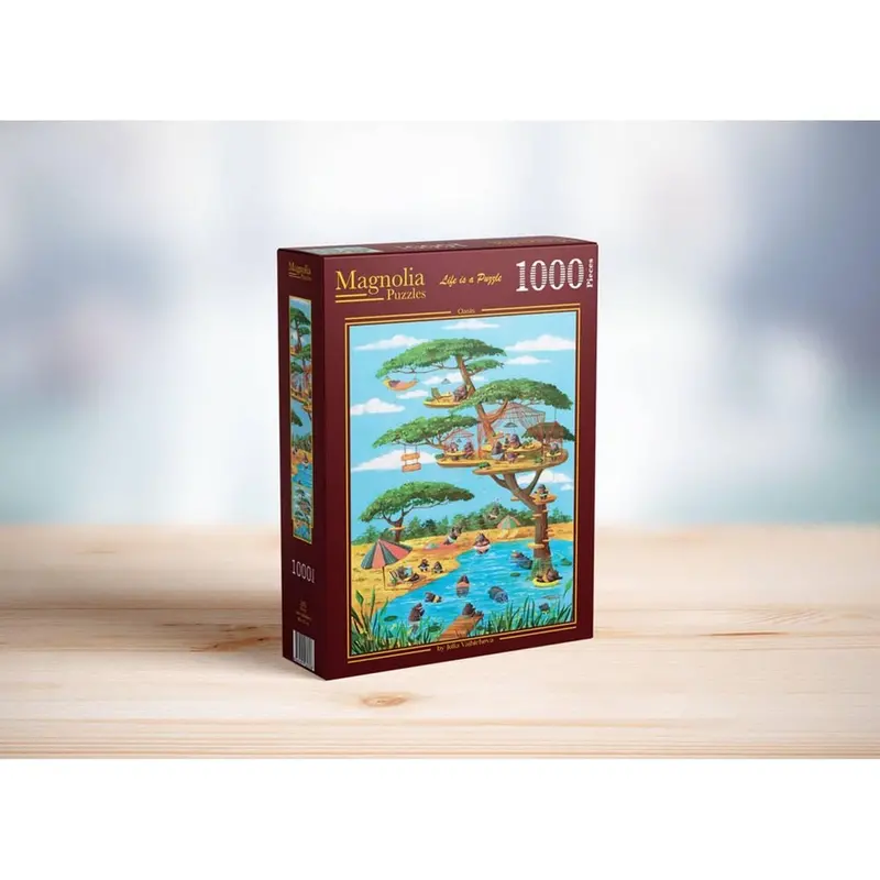 Magnolia 3452 Oasis Julia Vaihicheva 1000Pc Jigsaw Puzzle 1