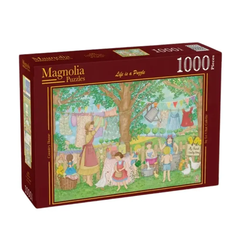 Magnolia 3481 Country House The Cat Colette 1000Pc Jigsaw Puzzle 1