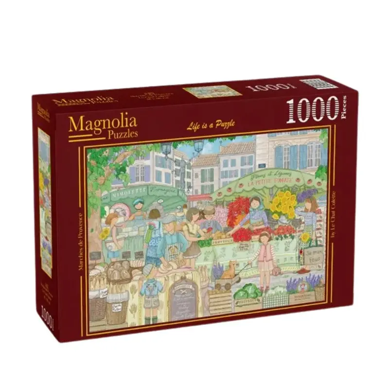Magnolia 3482 Marches De Provence The Cat Colette 1000Pc Jigsaw Puzzle 1