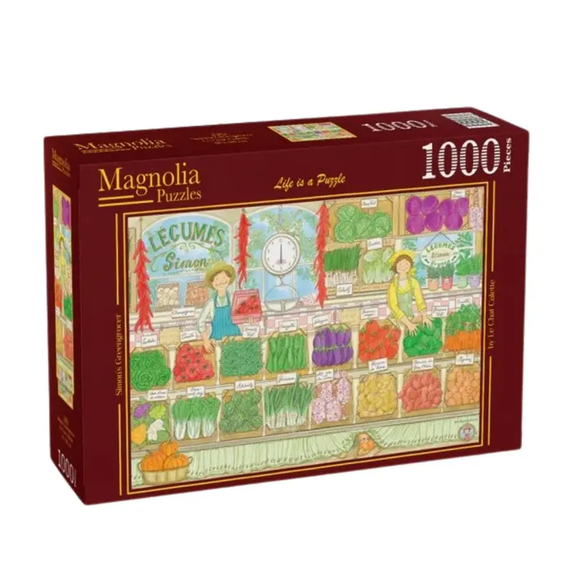 Magnolia 3484 Simon's Greengrocer The Cat Colette 1000Pc Jigsaw Puzzle 1