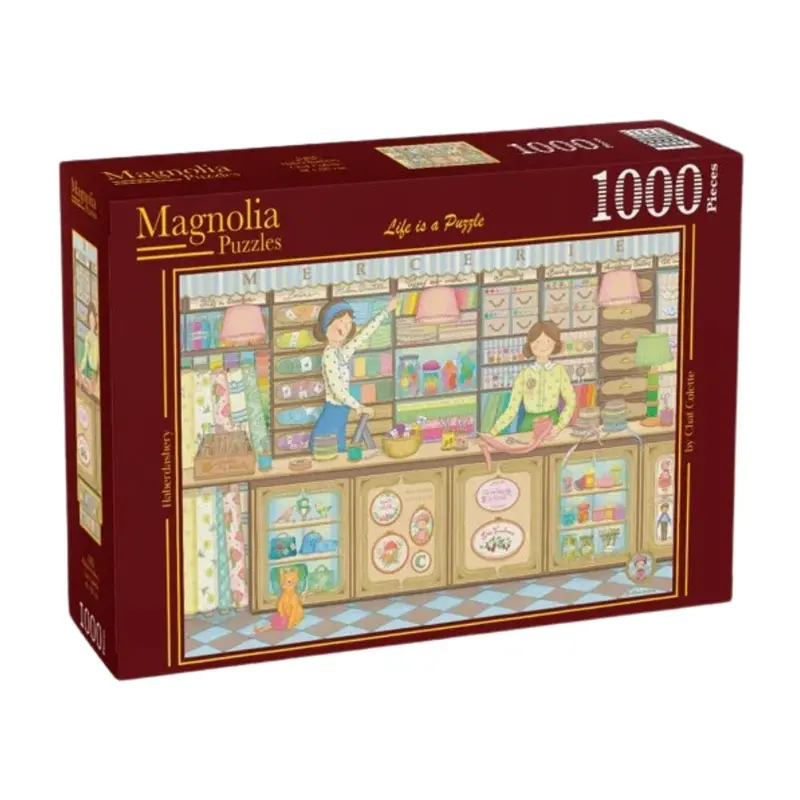 Magnolia 3485 Haberdashery The Cat Colette 1000Pc Jigsaw Puzzle 1