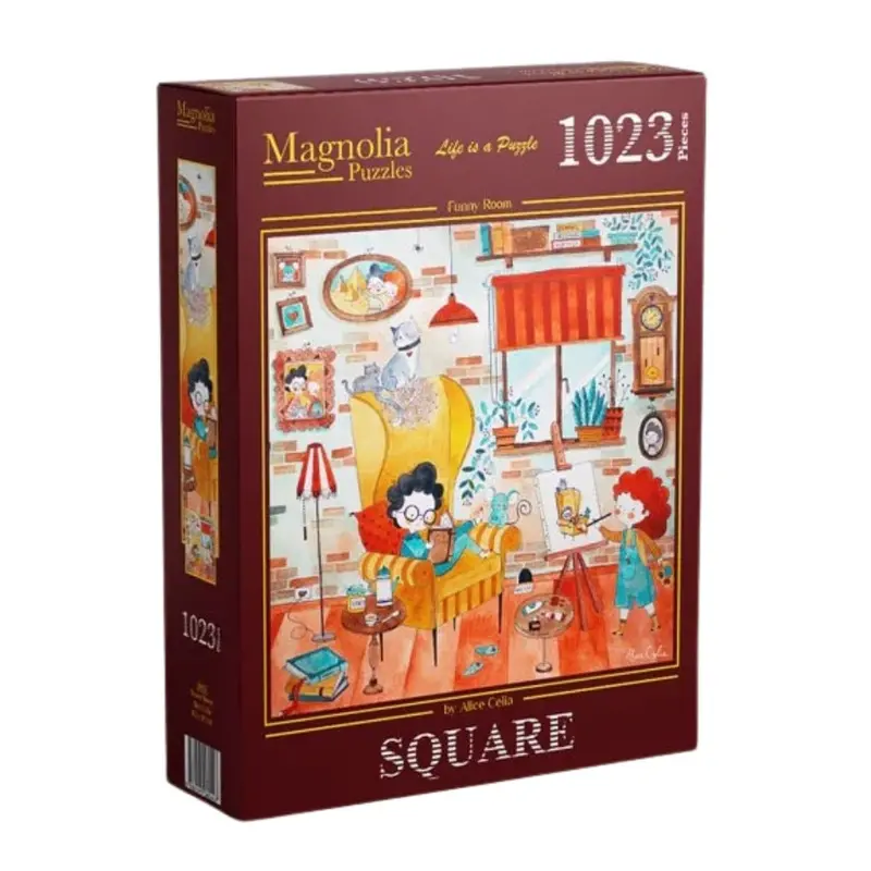 Magnolia 3903 Funny Room Alice Celia 1023Pc Jigsaw Puzzle 1