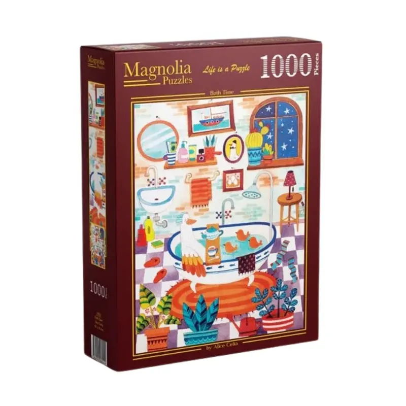 Magnolia 3904 Bath Time Alice Celia 1000Pc Jigsaw Puzzle 1