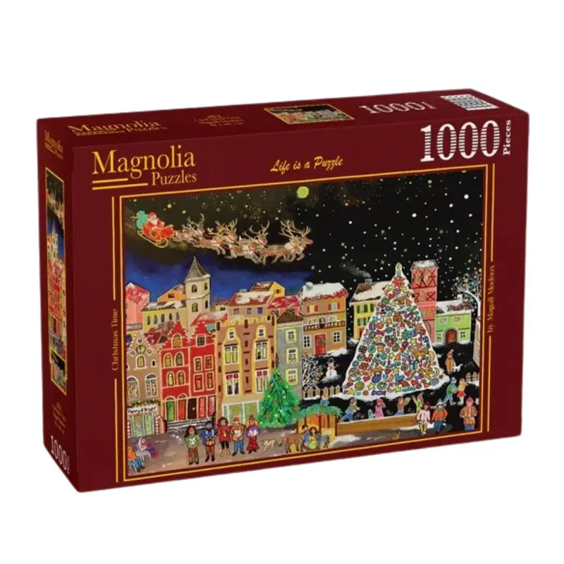 Magnolia 4104 Christmas Time Magali Modoux 1000Pc Jigsaw Puzzle 1