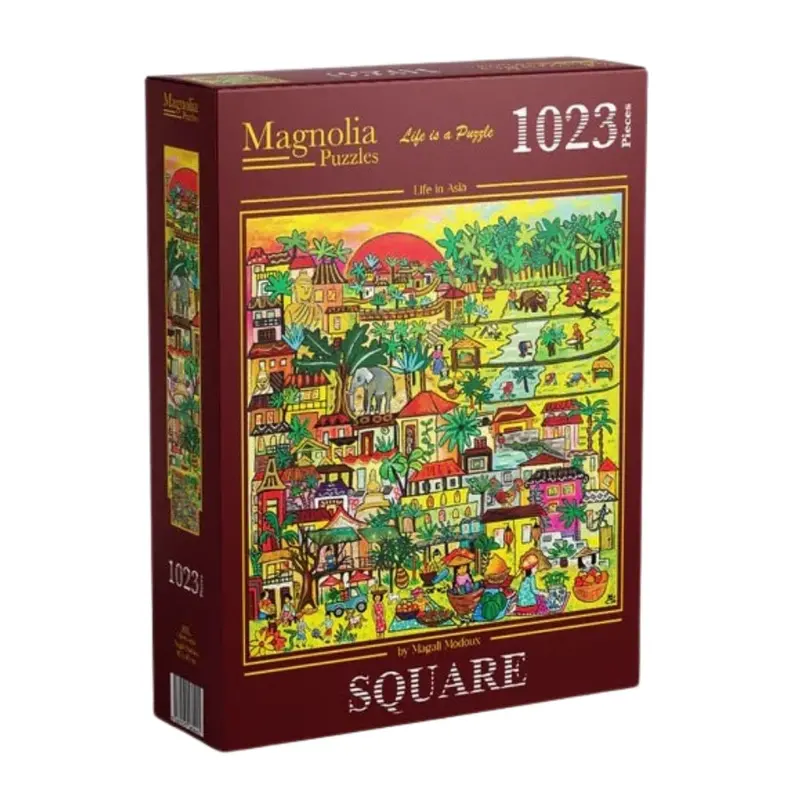 Magnolia 4105 Life In Asia Magali Modoux 1023Pc Jigsaw Puzzle 1