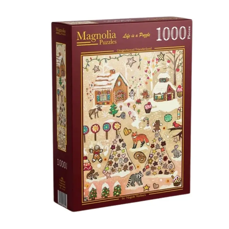 Magnolia 4106 Gingerbread Wonderland Magali Modoux 1000Pc Jigsaw Puzzle 1