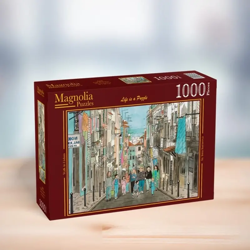 Magnolia 7006 Walk In Lisbon Inna Korneeva 1000Pc Jigsaw Puzzle 1