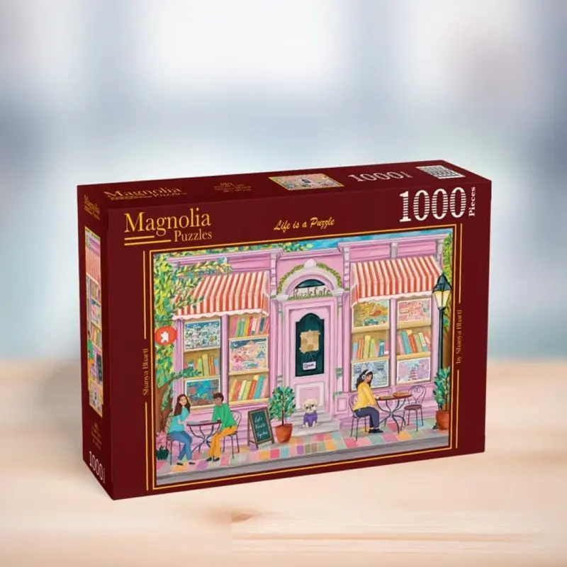 Magnolia 9103 Cafe Shanya Bharti 1000Pc Jigsaw Puzzle 1