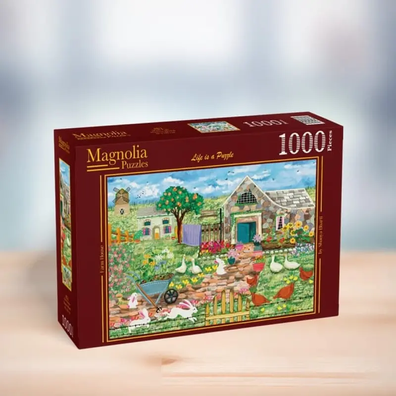 Magnolia 9105 Farm House Shanya Bharti 1000Pc Jigsaw Puzzle 1