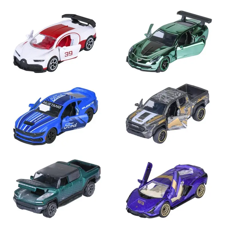 Majorette 77443 Showroom Deluxe Cars 6 Assorted 1Pc 1