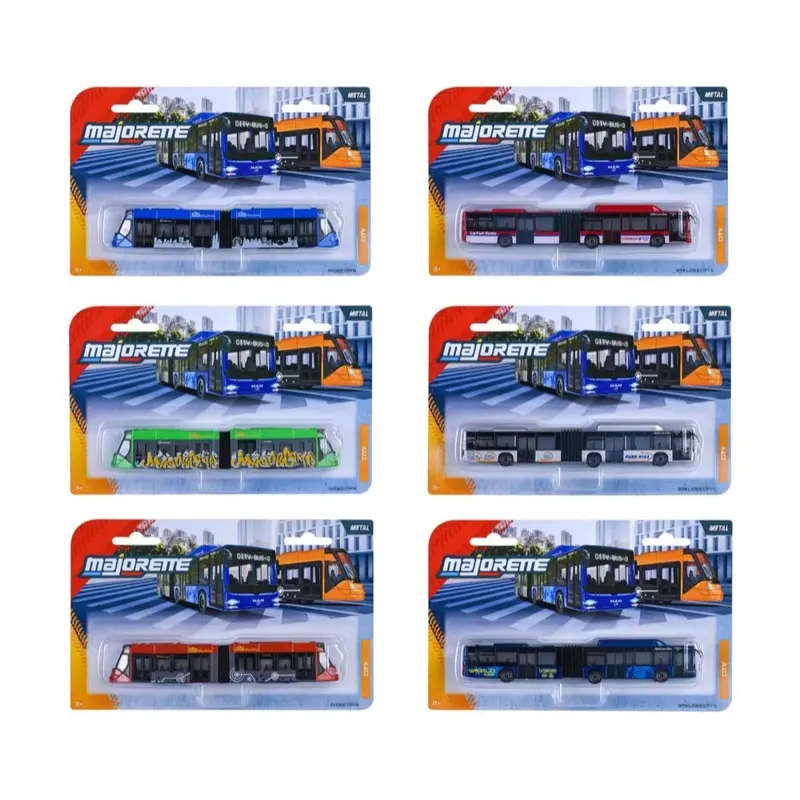 Majorette 77528 Siemens Tram Or Man Bus Assorted 1Pc 1