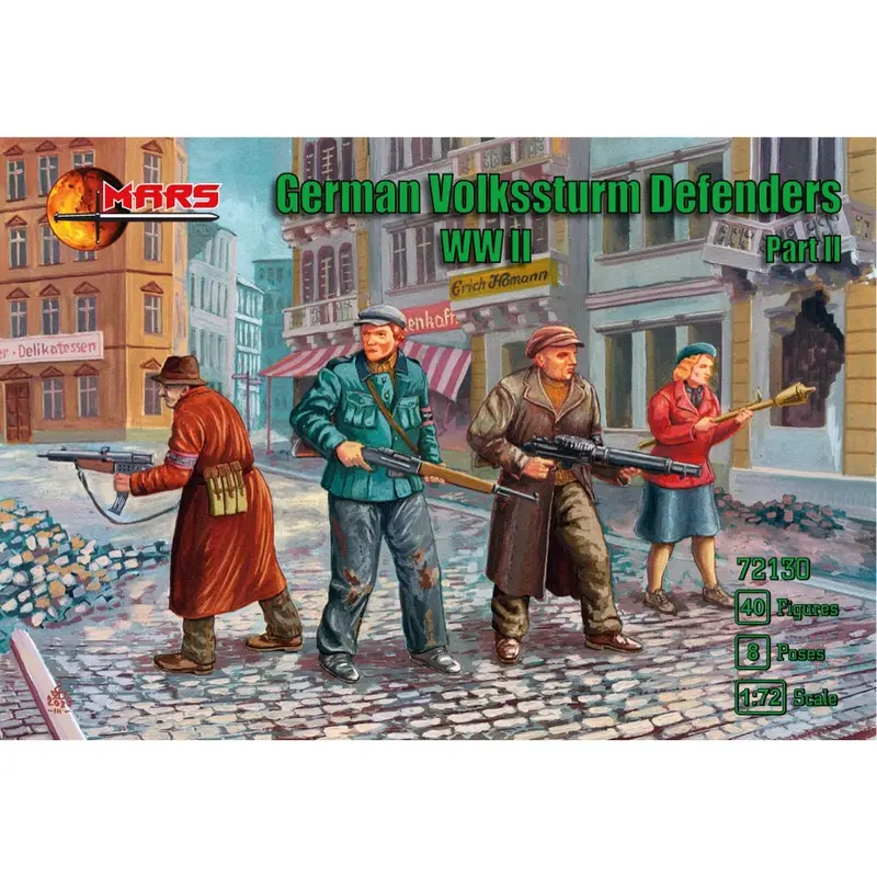 Mars 72130 1/72 German Volkssturm Defenders Part 2 1