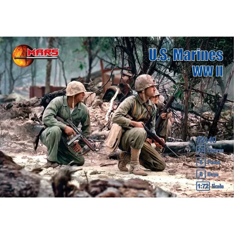 Mars 72140 1/72 U.S. Marines Wwii 1