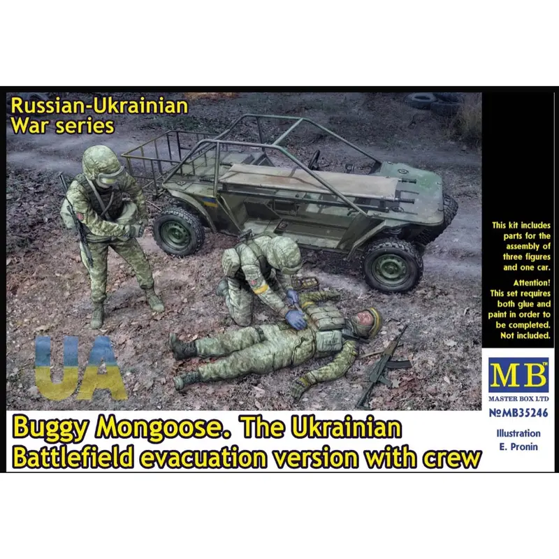 Master Box 35246 1/35 Buggy Mongoose. The Ukrainian Battlefield Evacuation Version With Crew 1