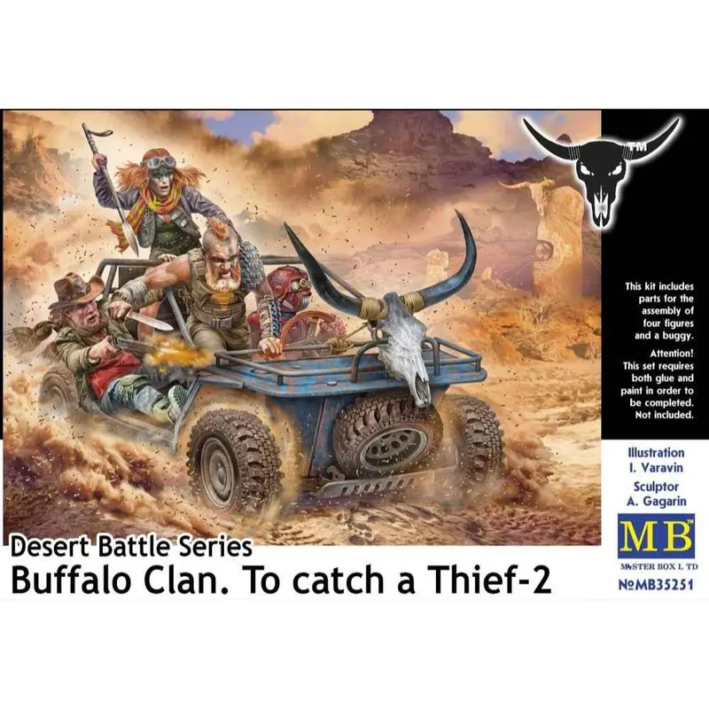 Master Box 35251 1/35 Desert Battle Series. Buffalo Clan. To Catch A Thief-2 1