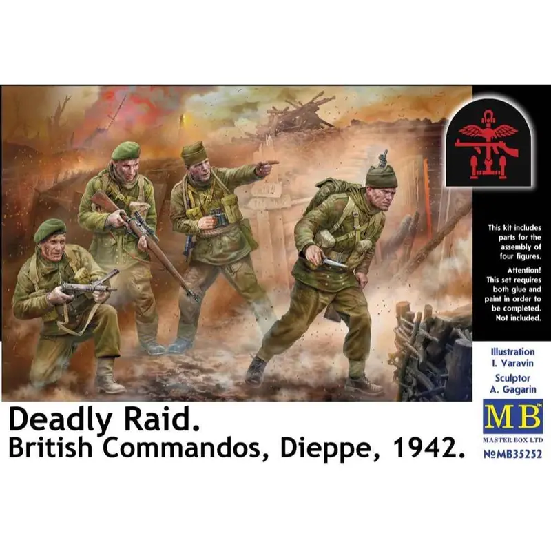 Master Box 35252 1/35 Deadly Raid. British Commandos, Dieppe, 1942 1