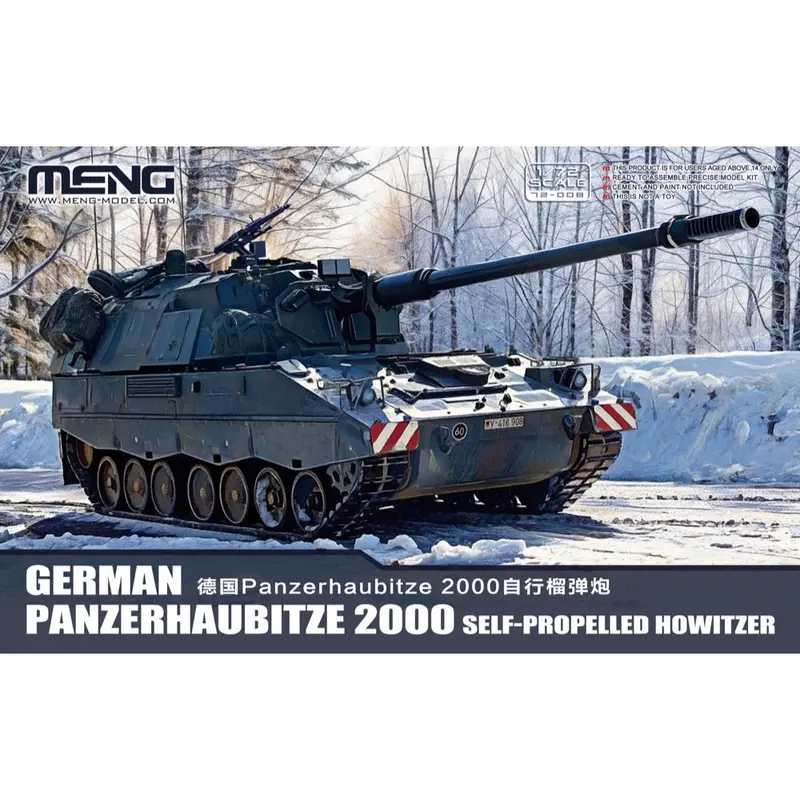 Meng 72-008 1/72 German Panzerhaubitze 2000 Self-Propelled Howitzer 1