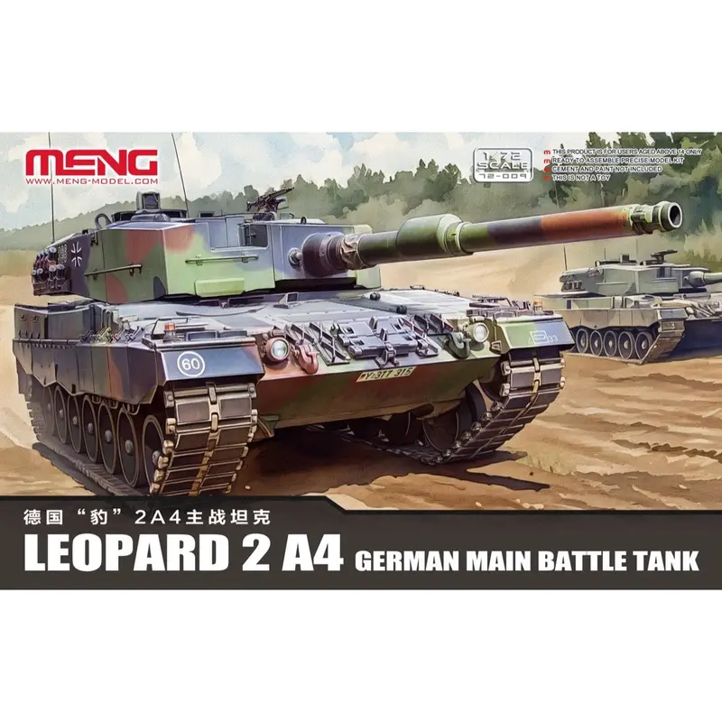Meng 72-009 1/72 German Main Battle Tank Leopard 2A4 1