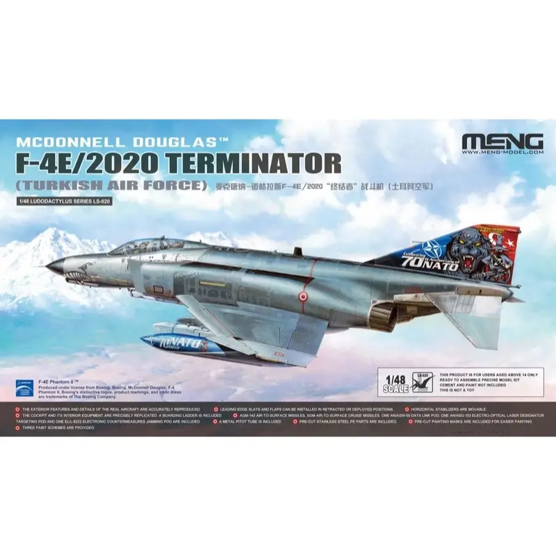 Meng Ls-020 1/48 F-4E/2020 Terminator Turkish Air Force 1