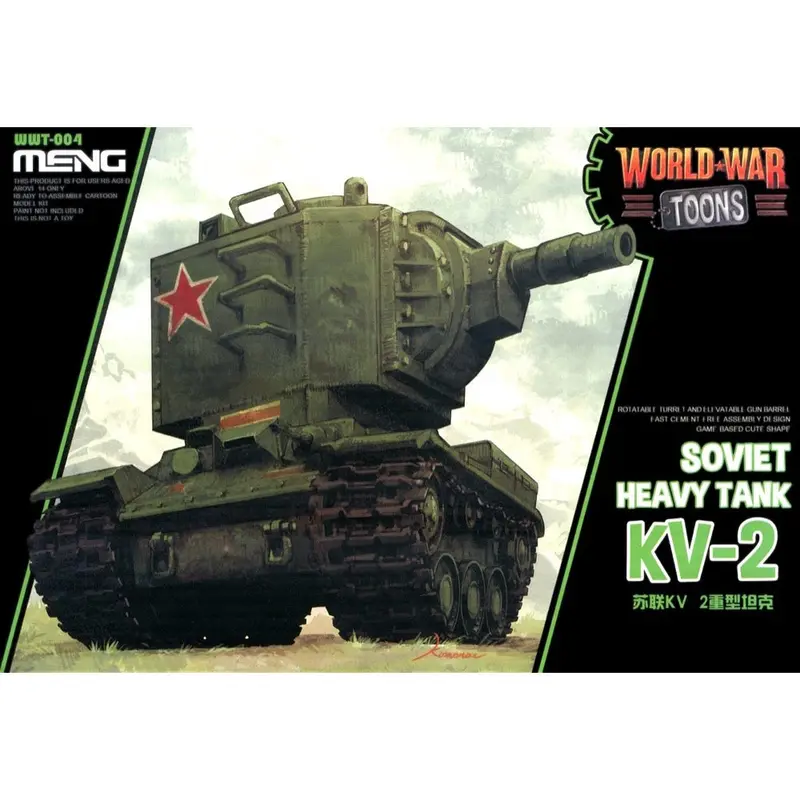 Meng Wwt-004 World War Toons Kv-2 Soviet Heavy Tank 1