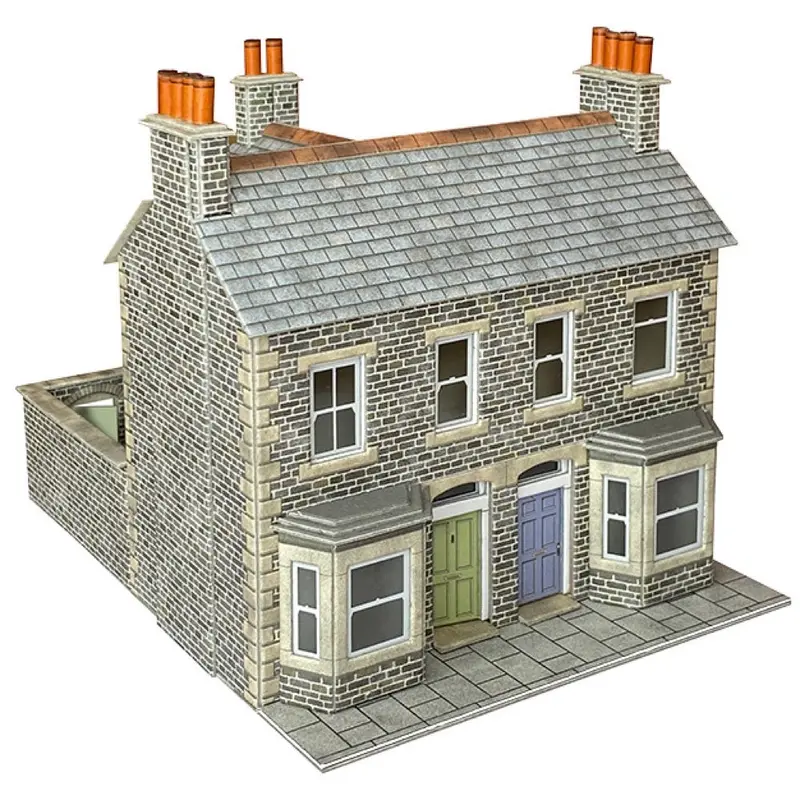 Metcalfe Po301 Oo/Ho Terraced House - Stone Card Kit 1