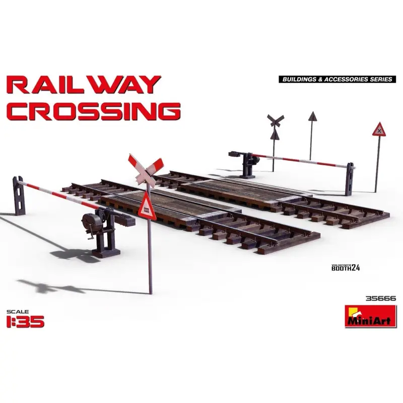 Minart 35666 1/35 Railway Crossing 1