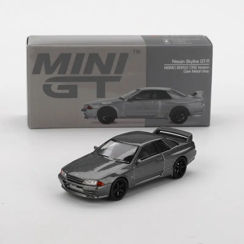 Mini Gt 1/64 Mgt01024-R Nissan Skyline Gt-R Nismo Bnr32 Crs Version Dark Metal Gray 1