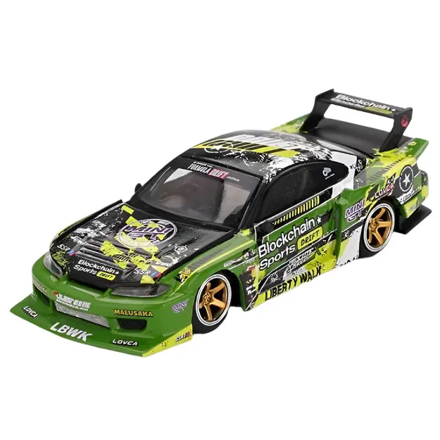 Mini Gt Mgt00823-R 1/64 Nissan Lb-Super Silhouette S15 Silvia #555 V2  2024 Formula Drift Japan 1