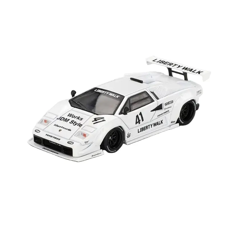 Mini Gt Mgt00966-L 1/64 Lamborghini Countach Lb-Works White 2024 Tokyo Auto Salon 1