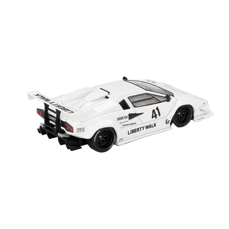 Mini Gt Mgt00966-L 1/64 Lamborghini Countach Lb-Works White 2024 Tokyo Auto Salon 2