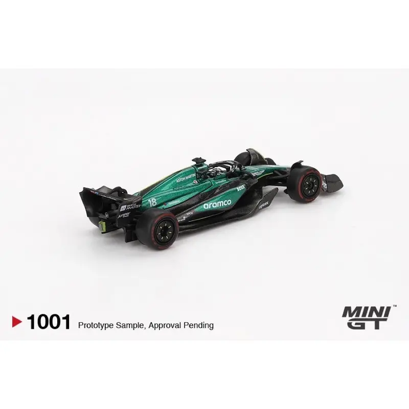 Mini Gt Mgt01001-L Aston Martin Amr24 - #18 Lance Stroll - 2024 F1 2024 Bahrain Gp 2