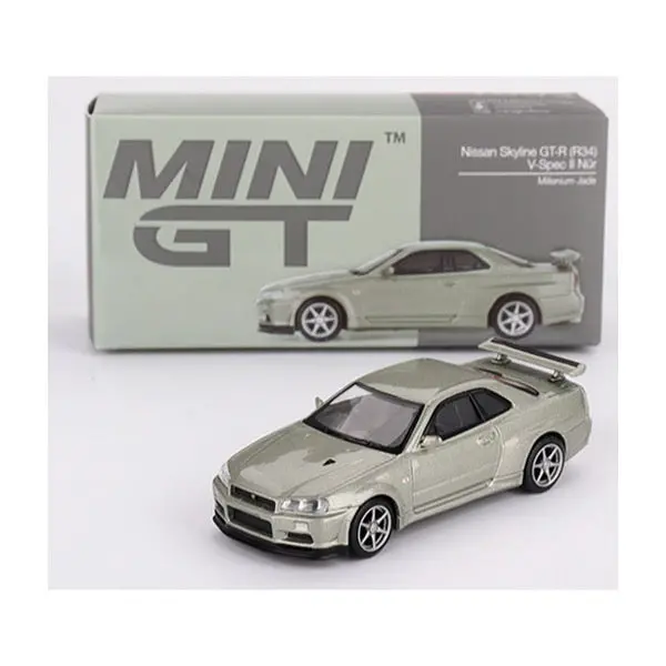 Mini Gt Mgt01003-R Nissan Skyline Gt-R (R34) V-Spec Ii Nür - Millenium Jade 2