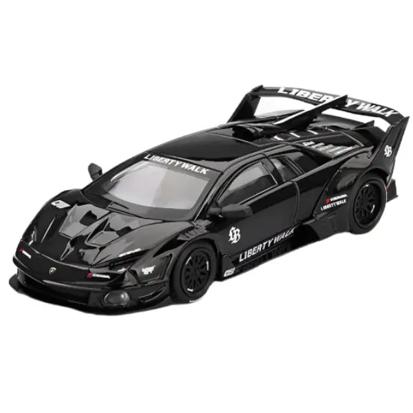 Mini Gt Mgt01053-L Lamborghini Lb-Silhouette Works Murcielago Gt Evo Black 1