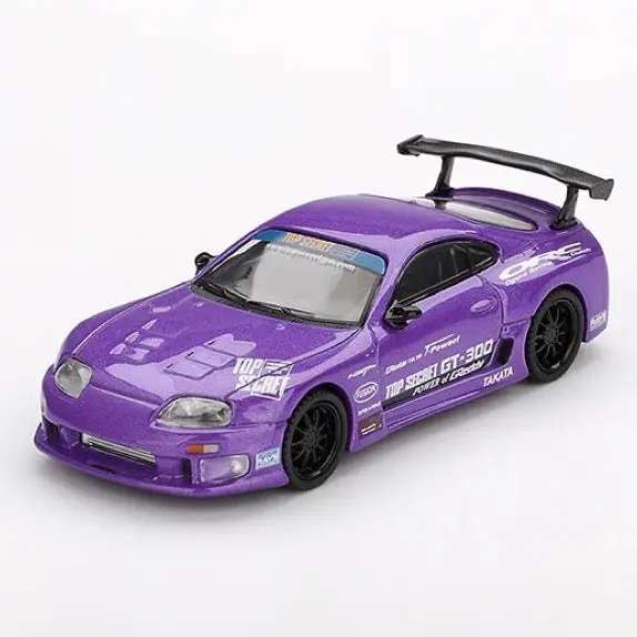 Mini Gt Mgt01067-R 1/64 Toyota Supra (A80) Top Secret Gt-300 Top Secret Purple 1