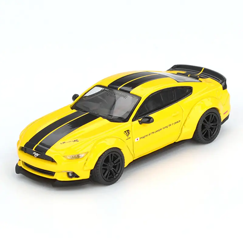 Mini Gt Mgt01077-R 1/64 Lb-Works Ford Mustang Triple Yellow 1