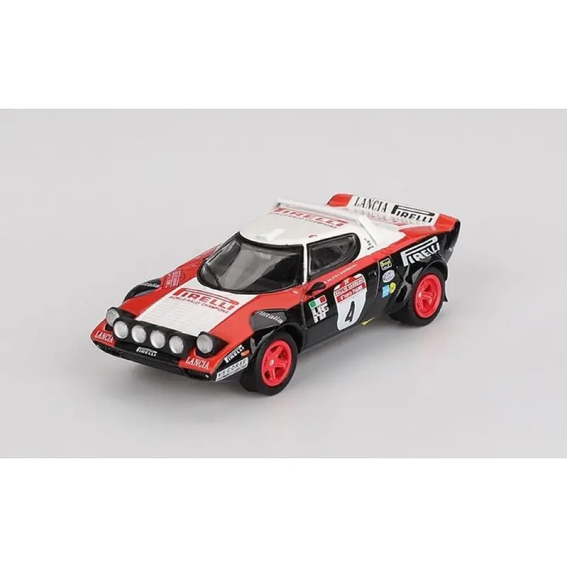 Mini Gt Mgt01084-L 1/64 Lancia Stratos Hf No.4 1978 Rally Sanremo Winner 1