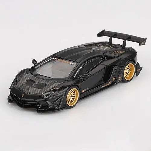 Mini Gt Mgt01087-R 1/64 Lb Works Lamborghini Aventador Limited Edition Matte Black 1