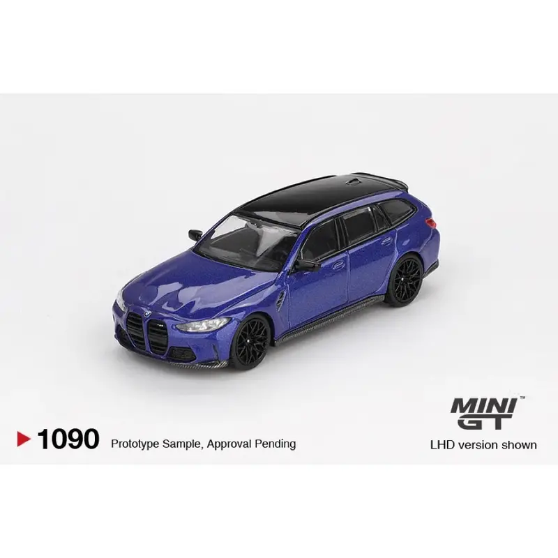 Mini Gt Mgt01090-R 1/64 Bmw M3 Competition Touring Portimao Blue Metallic 1